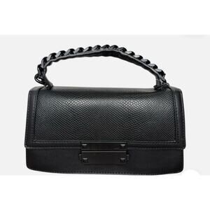 Nicole Miller New York Mini Black Handbag Crossbody Strap Purse